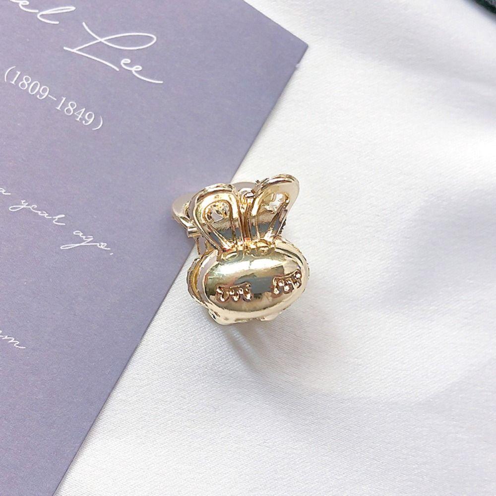 Metal Starfish Hair Claw Hair Clip Mini Hair Claw Retro Shell Hair Crab Clip  Women