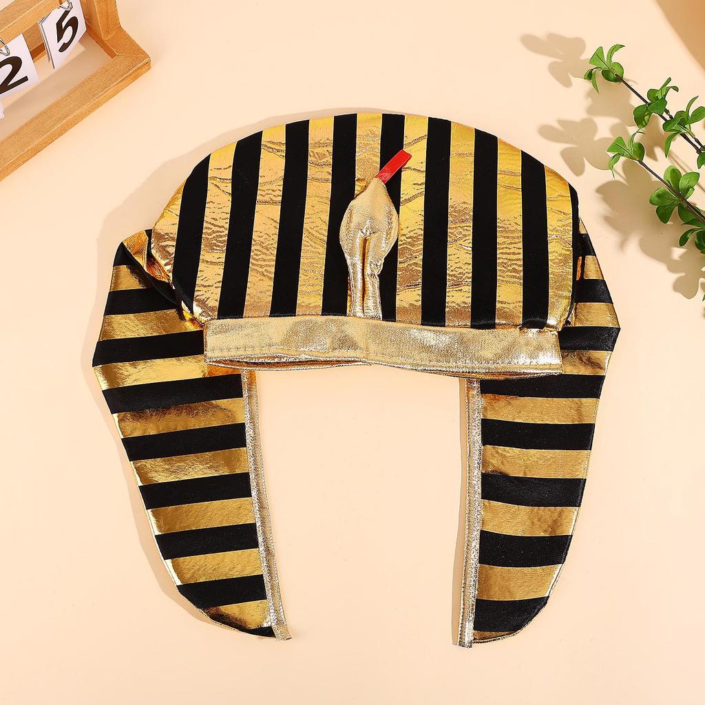 Egyptian Pharaoh Halloween Party Hat with Snake Design