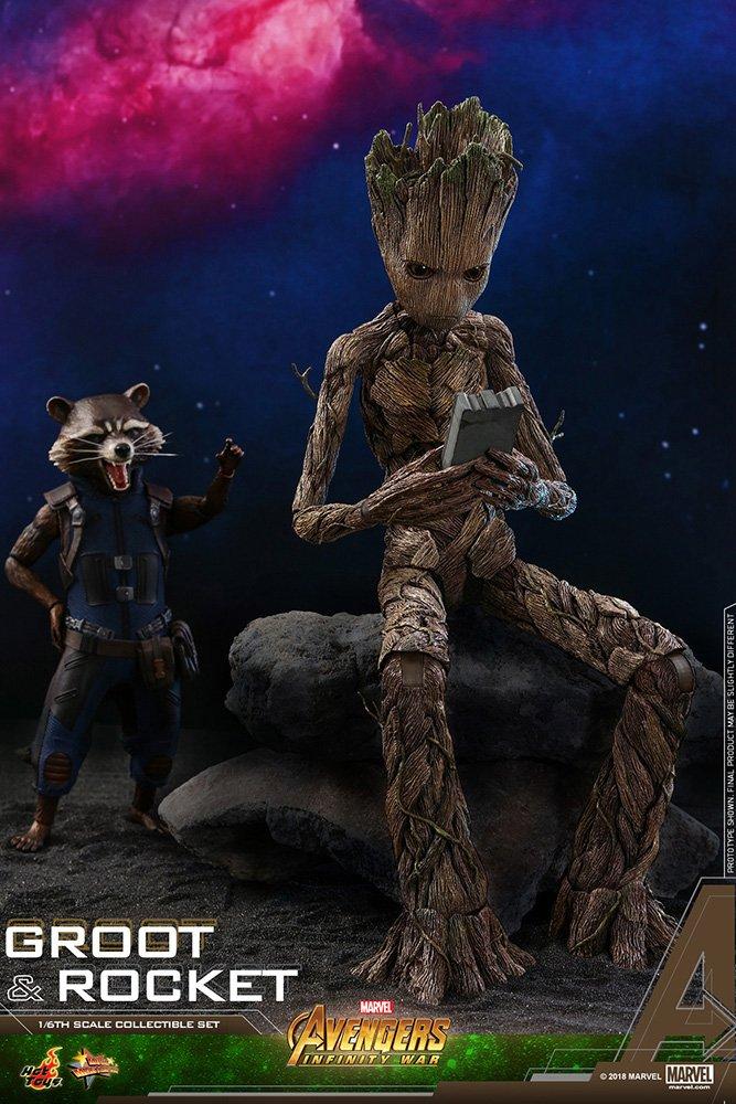 [Movie Masterpiece] "Avengers: Infinity War" 1/6 Scale Figures Groot & Rocket