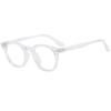 2022 Koreanischer Stil Anti-Blaulicht Brille: Trendige Unisex-Brille mit kleinem Rahmen und flachen Gläsern