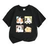 Kids Unisex Boys Girls 100% Cotton Short Sleeve Crew Neck T-