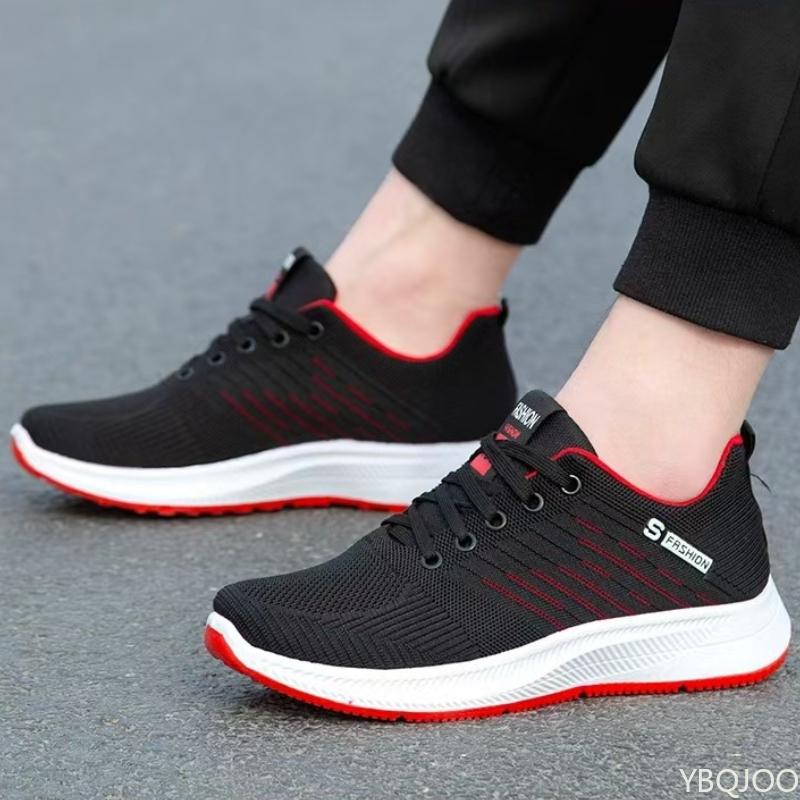Fashion Spring Summer breathable Men's Shoes Outdoor mesh running shoes Casual comfortable Sneakers Male lightweight non slip flats 2025