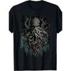 Retro Horror Mythology Entity Cthulhu T Shirt Men's T Shirt Summer New Unisex High Street T Shirt