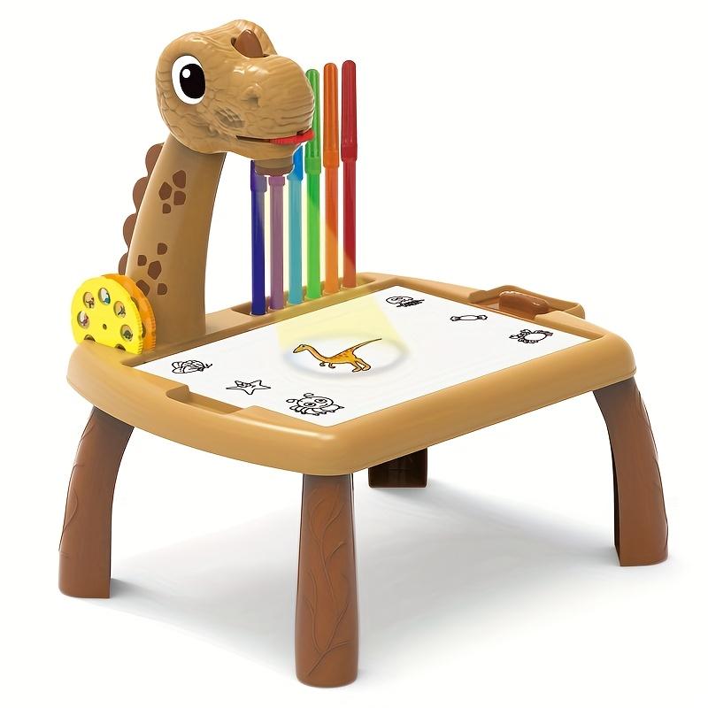 

Рисование Динозавров Искусство и Ремесло Проектор для Рисования Динозавров, Включает Доску для Рисования, Акварельные Карандаши, Карандаши, Мелки, Скрапбук, Книгу с Наклейками, Наклейки, Штампы, коричневый