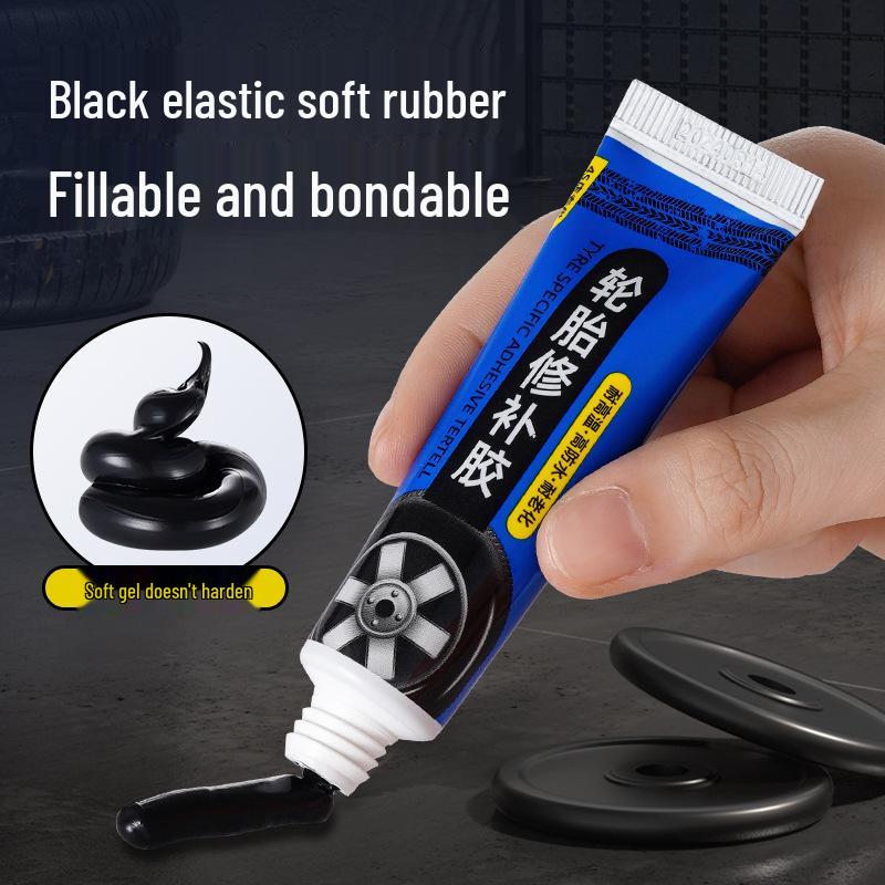 Flexibilní rychleschnoucí lepidlo na opravu pneumatik pro praskliny a poškození bočnice