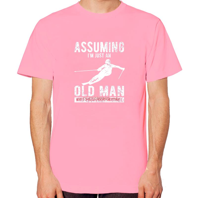 Funny Old Unisex Skiing Humor Gift Tshirts For Unisex Tops Tshirt New Arrival Goods New Shirts And Tshirts Cotton Unisexs Tshirts