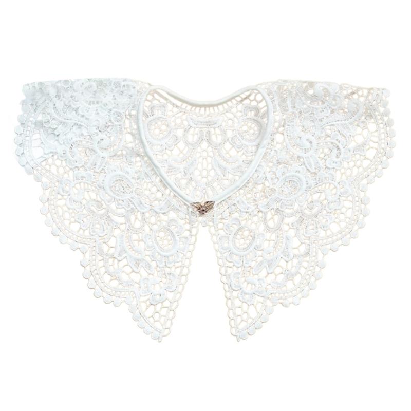 Faux Col Femme Faux Col Dickey Col Col Amovible pour robe Col Brodé Col en Dentelle Col de Pull