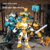 13-Joint Articulated Mecha Figure: 3D Toy Armor for Kids' Creative Assembly