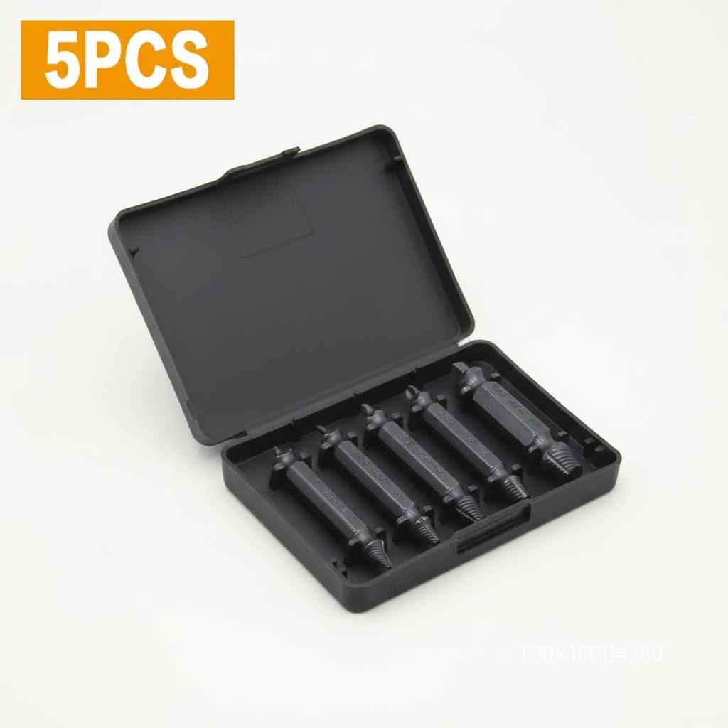 4PCS 5PCS Screwdriver Bit Repair Tool Double Headed Screw Sliding Teeth Removal Kit Durable Hand Tool Set
