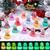 10-50Pcs First-Class Luminous Compact Size Christmas High-Standard Resin First-Class Snowman High-Standard Figure-Modelurines Premium-Quality With