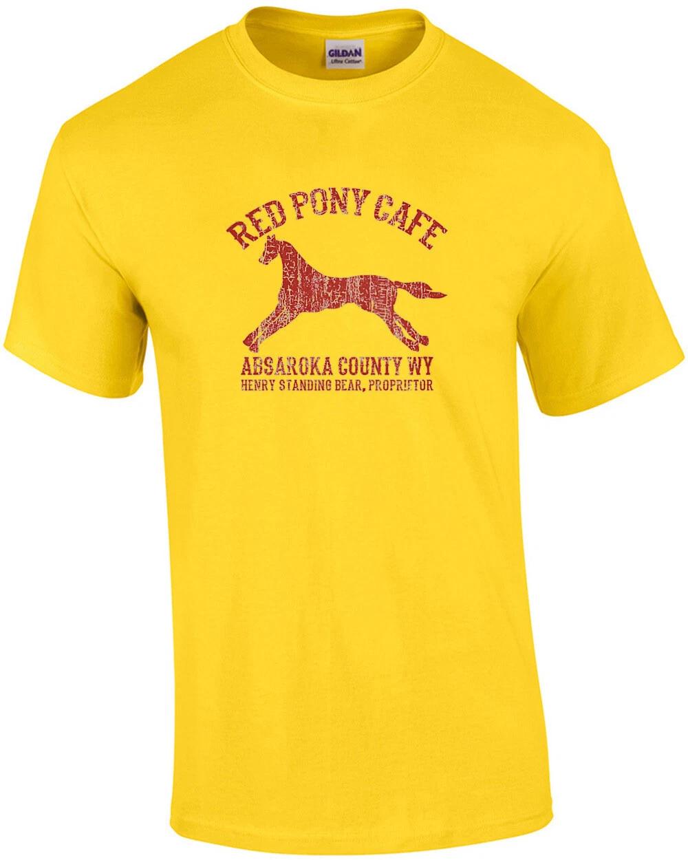 

Red Pony Cafe - Absaroka County WY T-Shirt S