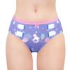 LittleForBig Women's Silky Panties (Rocker-chan) with Bowknot, Comfortable Fit, Purple, Size M