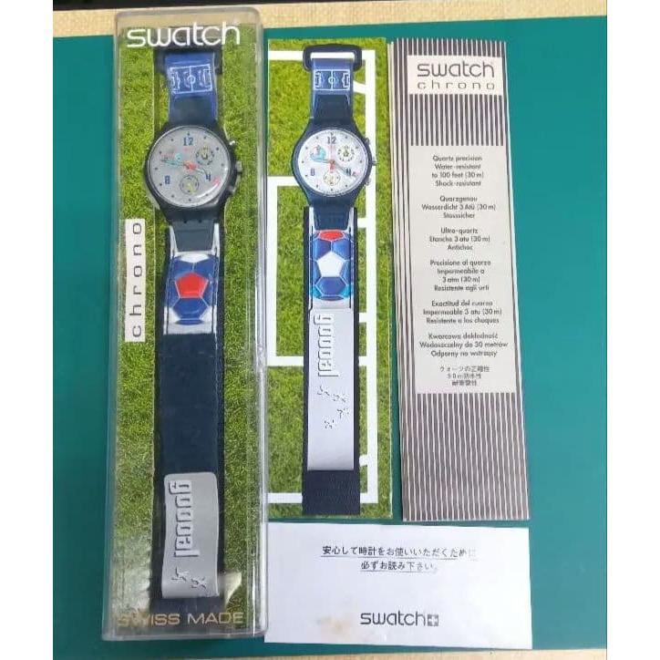 Used SWATCH CHRONO Soccer Design Quartz Watch