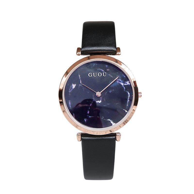 Watch Personality Marble Fashion Simple Niche Ins Quartz Watch for Women