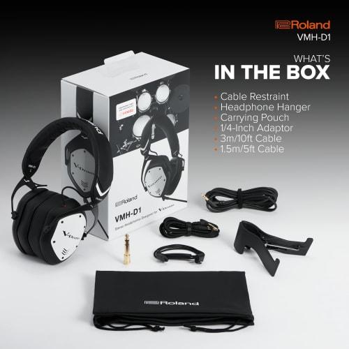 Roland VMH-D1 V-Drums Headphones, Black