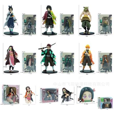 Anime Demon Slayer Kimetsu no Yaiba φιγούρα Kamado Tanjirou Φιγούρα Δράσης Agatsuma Zenitsu Nezuko Πολεμιστής Μοντέλο PVC Παιχνίδια