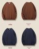 16-kleurige geborstelde katoenen fleece ronde hals casual hoodie voor koppels