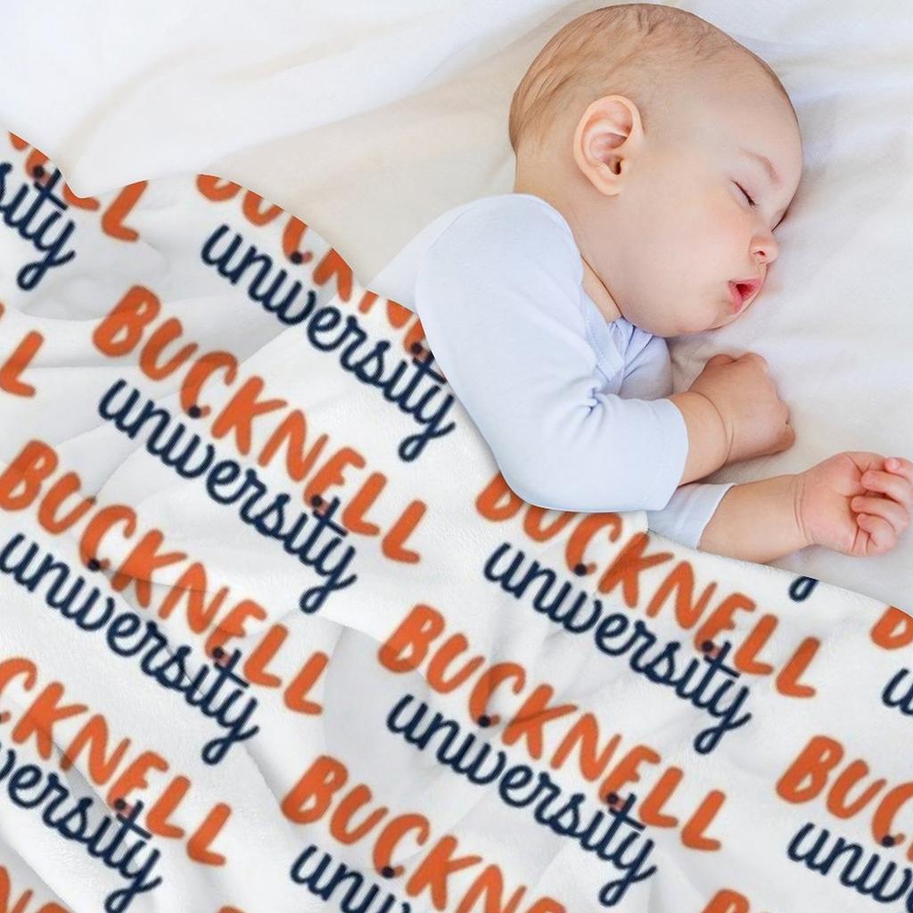Bucknell University Throw Blanket Baby Softest For Decorative Sofa Luxury Thicken Blankets