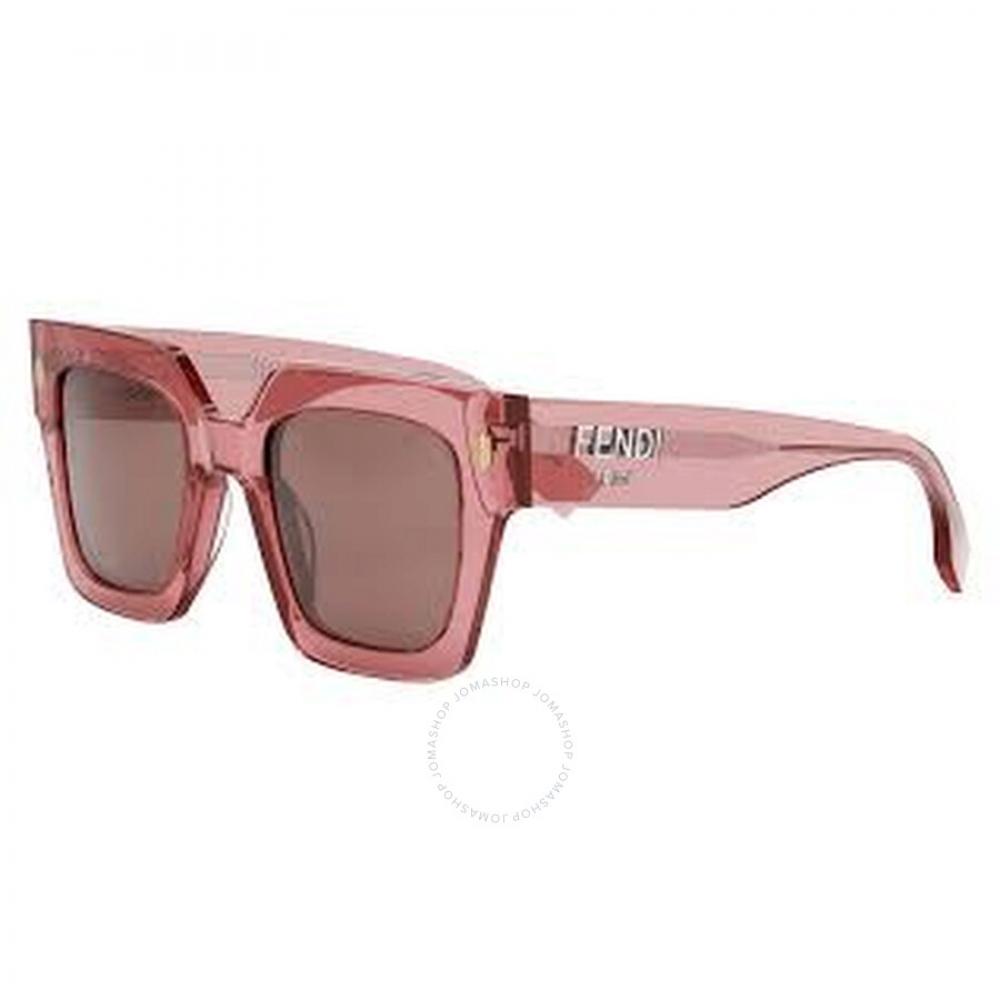 

Fendi Жіночі сонцезахисні окуляри Bordeaux Square Fe40101i 72s 50