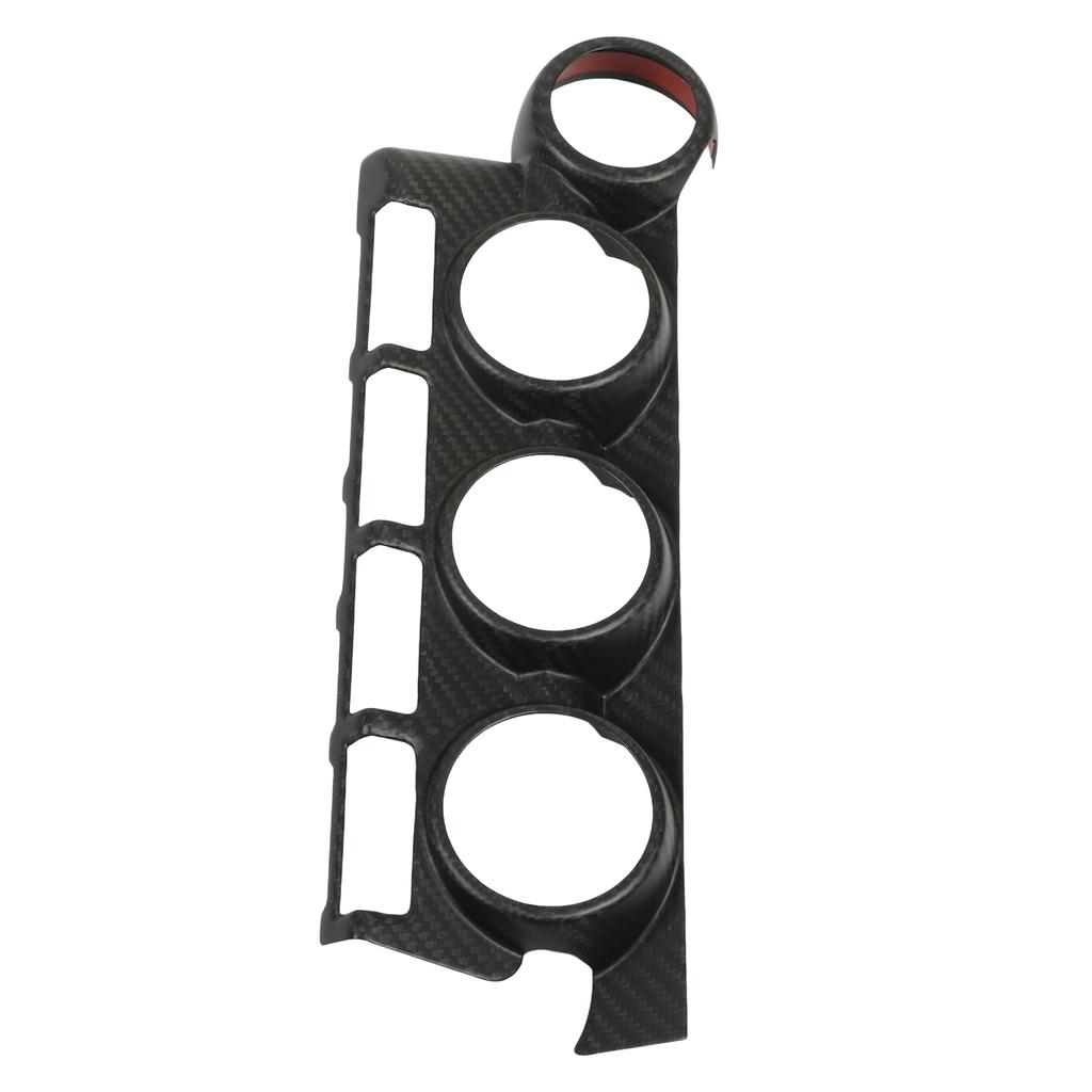 AC Control Panel Trim Cover Dry Carbon Fiber Dashboard Air Condition Switch Button Panel Frame Decal for GR86 2022+