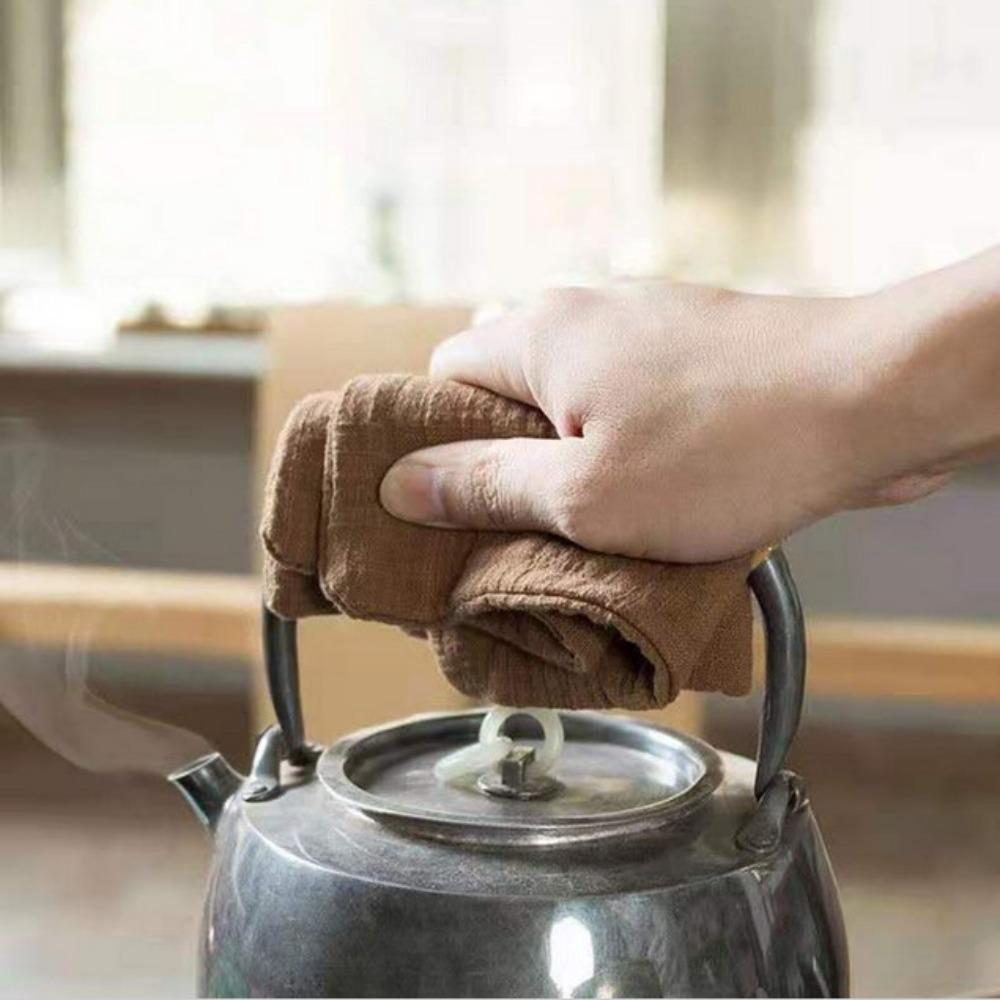 Embroidery Cleaning Rag Lightweight Cotton and Linen Tea Towels Practical Tea Cloth