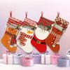 Christmas 2025 Hanging Fireplace Showcase Gift Bags Cute Santa Claus Snowman Atmosphere Decorative Festival Decorations