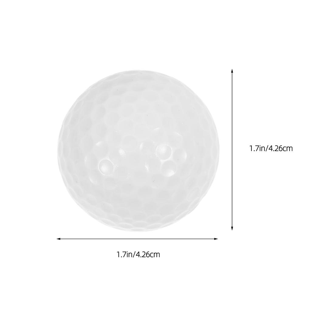Iplusmile 10ks Golfový míček Golfový tréninkový míček Golfový trenér Lehký míček Golfový míček Trénink Elasticita Flexibilita Odolnost proti nárazu Bílá Začátečník