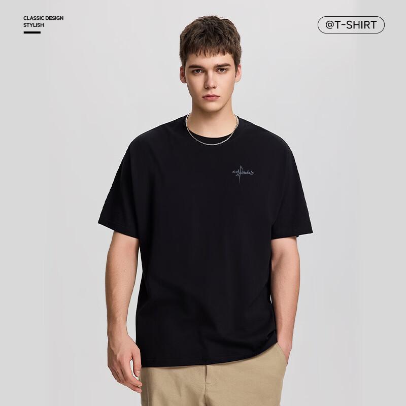 Mark Fairwhale Men's Cotton Loose Fit Short Sleeve T-Shirt