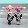 Adorable 4pcs Kuromi My Melody Figures For Cake Decorating And Room Decoration