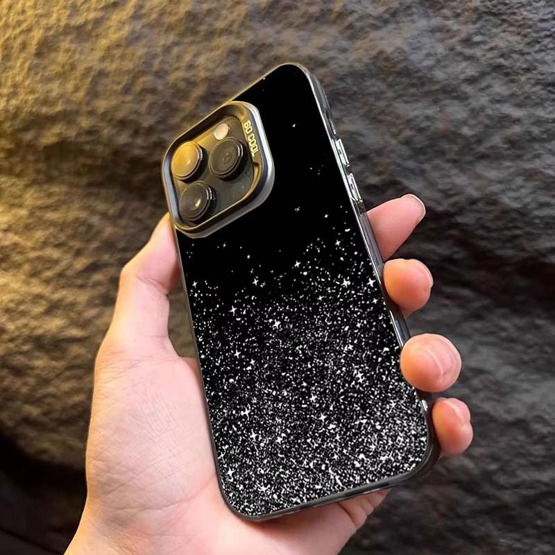 Dark Starry Sky Pattern Phone Case for Samsung Galaxy S25 S24 Ultra S23 S22 Plus S21 S20 FE A55 A54 A53 A35 A34 A15 Cover