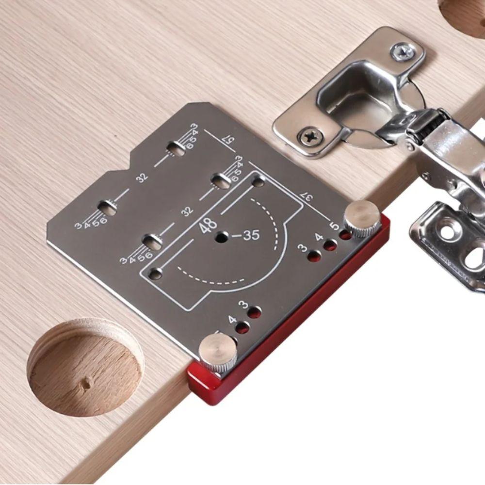Perfect Hole Puncher Concealed Hinge Hole Template Drill Guide Locator  Professional Use