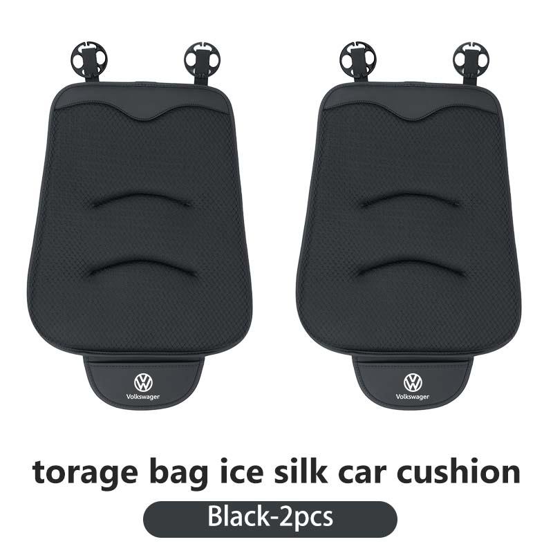For Volkswagen VW Car Seat Cover Breathable Ice Silk Universal Auto Seat Cushion Golf 4 5 6 7 Polo Jetta Sagitar Magotan Passat QQ2