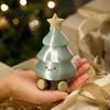 Unique 3D Printed PLA Crafts Christmas Tree Figurine Cute Smiling Face Storage Compact Desktop Ornaments Ornament Multi-Purpose Decorative