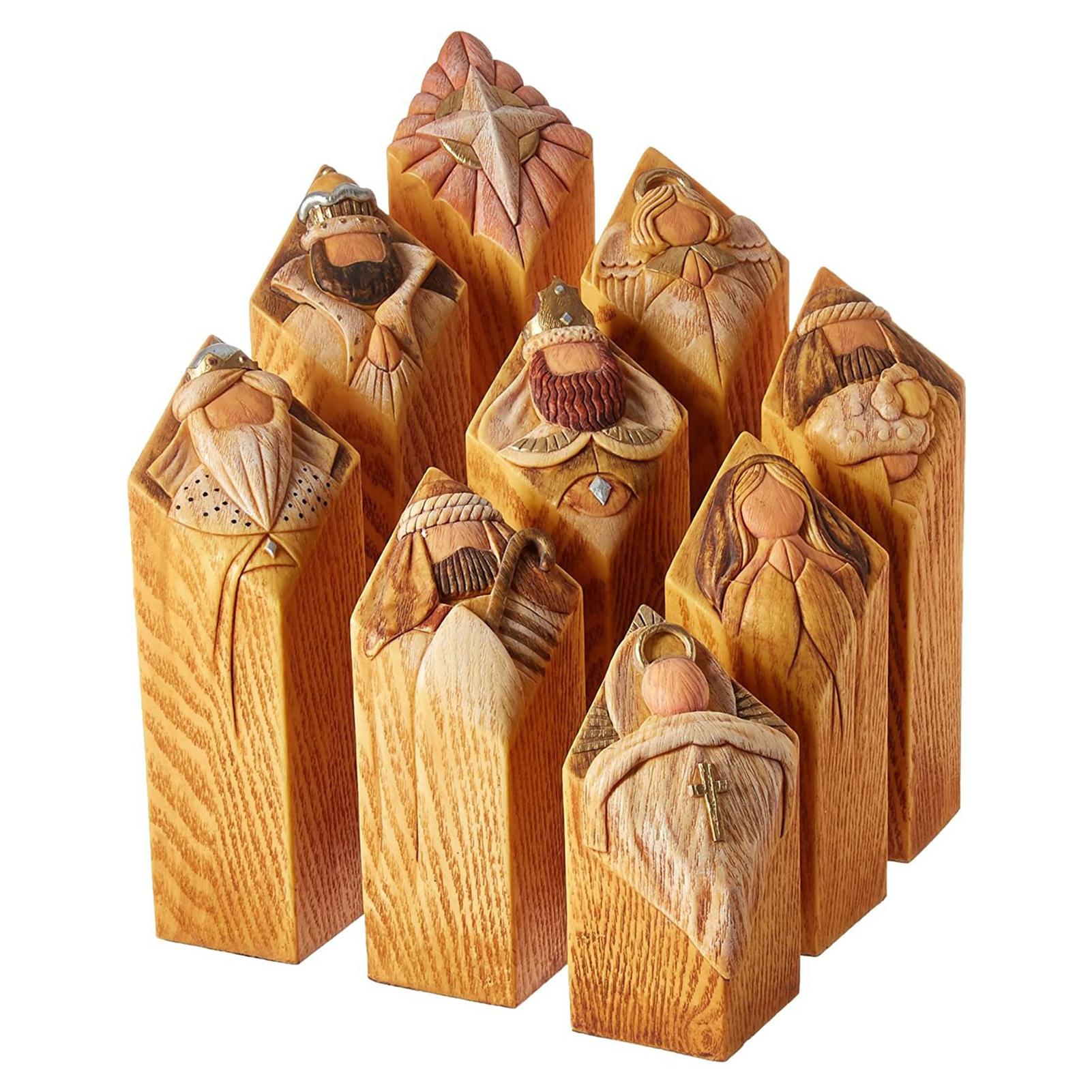 

Небеса Рождество Дерево Стол Статуя Полимерная смола Ремесло Статуи Настольное украшение Дом Офис Ресторан Декор Рождественский Стол Navidad