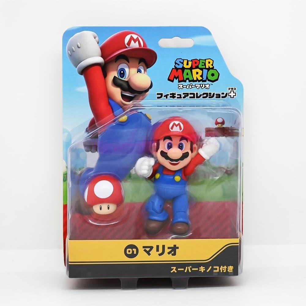 Sanei Boeki  Sanei Boeki  Super Mario Figure Collection Plus Mario With Super Mushrooms Fcp 001 Fcp 001 Mario With Super Mushrooms