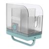 Chopstick Holder Chopstick Holder Wall Mounted   with Removable Drip Tray and Rotating Hooks for Kitchen Utensil Storage