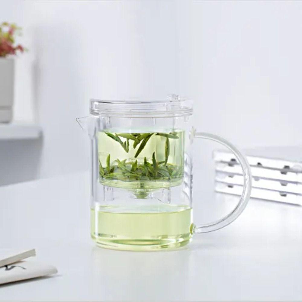 Separation Transparent Tea Maker Heat-resistant Clear Tea Pitcher  Loose Tea