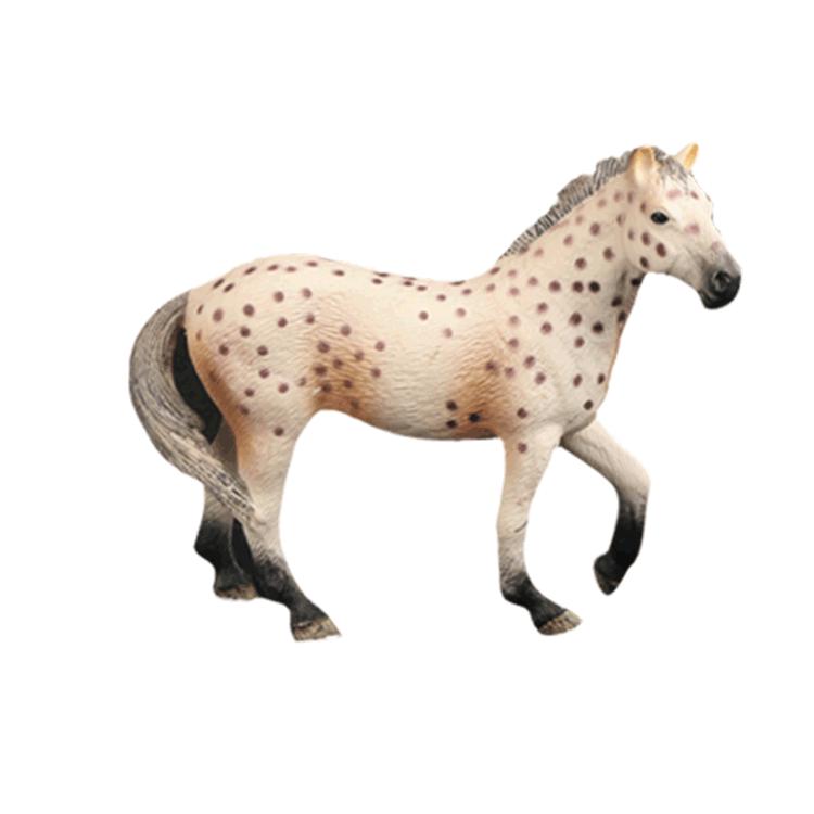 Cross-Border Quarter Horse White Pony Model Toy with Scene Accessories for Early Education