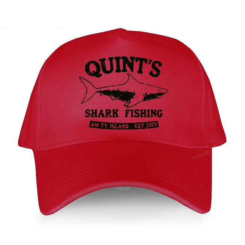 Yeni Eğlence ve rahat Güneş Işığı Quints Shark JAWS Amity Island 1975 Unisex beyzbol şapkaları nefes alabilen açık hava şapkaları
