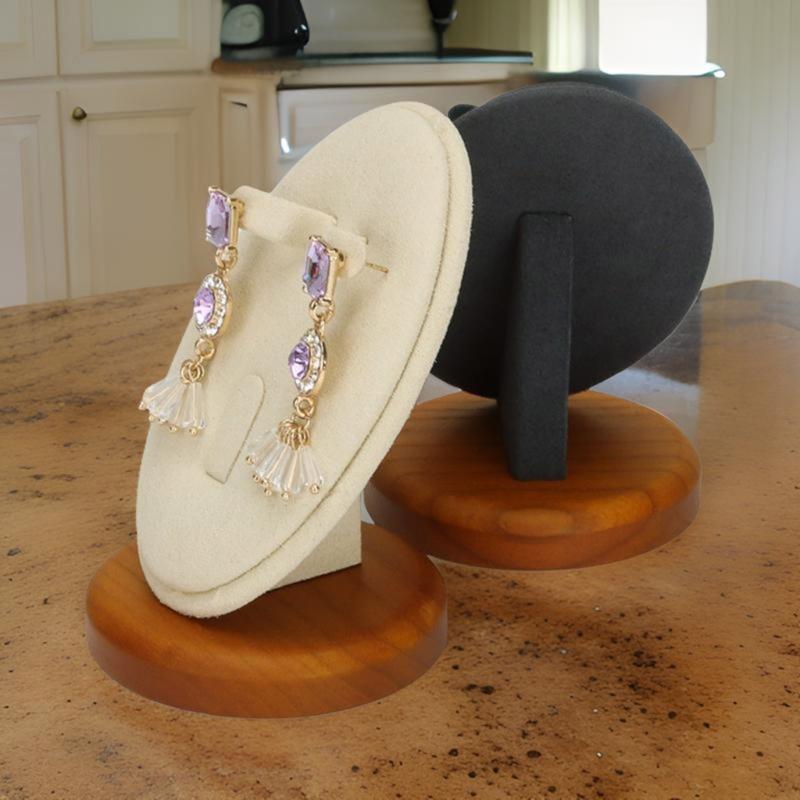 Wood Jewelry Organizer Lightweight Rack for Displaying Bracelets Necklaces and Earrings Accessories Organization Shelf