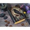 Raven Leather Grimoire Journal: Gothic Witchcraft Book of Shadows Birthday Gift, Gift for Dad