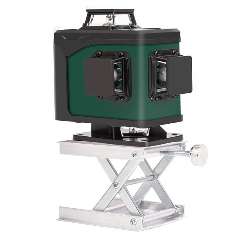 A84E-Adjustment Laser Level Lifting Platform Bracket Baseleveling Machine Lift Stand Scissor Lift Table