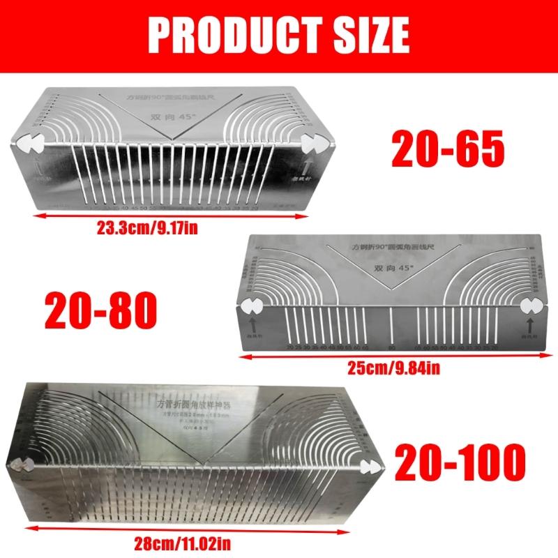 Winkel- und Bogenmarkierungswerkzeug Rohrbiege-Markierungswerkzeug für Metallbearbeitungstechnik