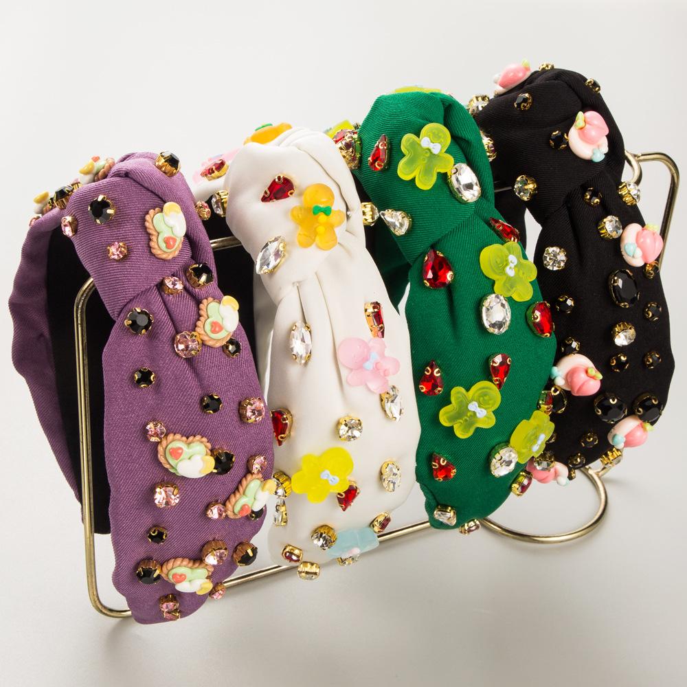 High Skull Top Gingerbread Man Love Headband
