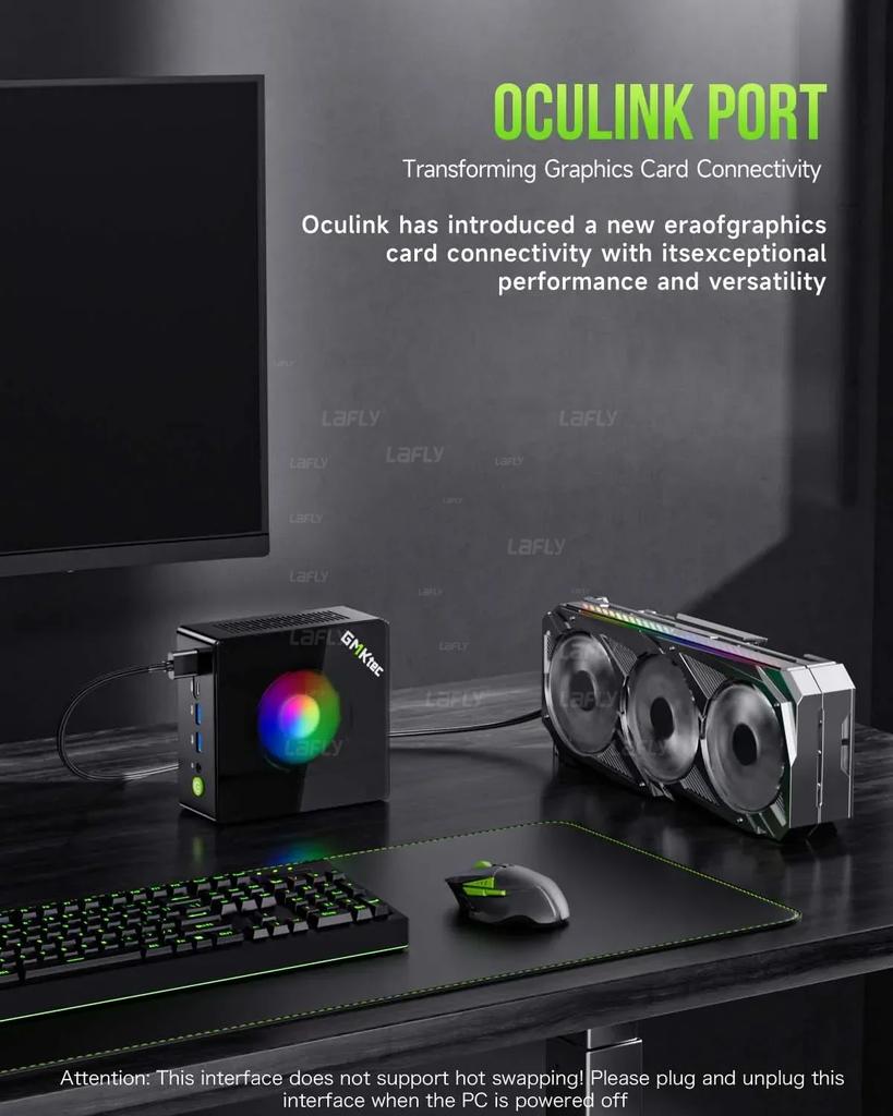 GMKtec K11 Mini PC AMD Ryzen 9 8945HS Gaming K8P  Windows 11Pro Radeon 780M DDR5 5600MHz 32GB 1TB SSD WIFI6 BT5.2 Gamer Computer