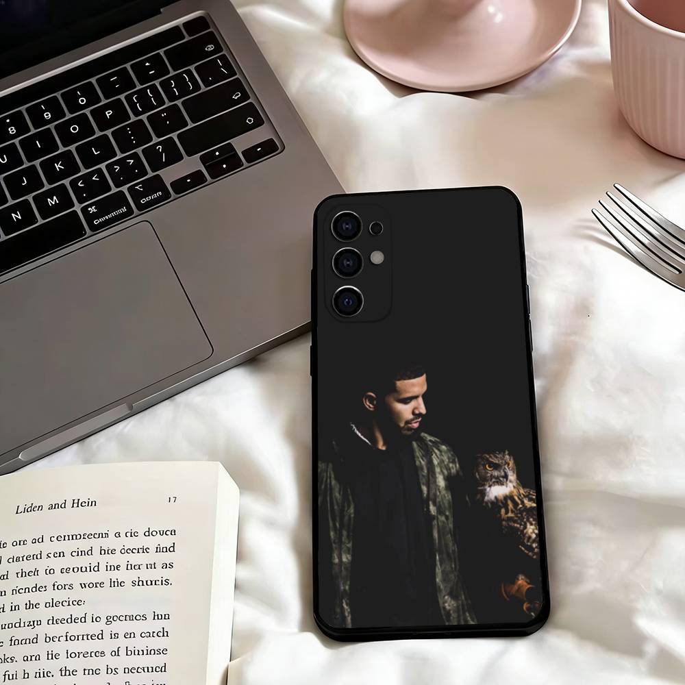 D-Drake OvO-o OWL Phone Case For Samsung S25,S24,S21,S22,S23,S30,Ultra,S20,Plus,Fe,Lite,Note,10,Black Cover