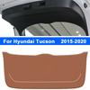 Car Trunk Mat For Hyundai Tucson L Custo 2024 2025 Leather Rear Trunk Door Anti-dirty Protection Mat Cargo Liner Accessories