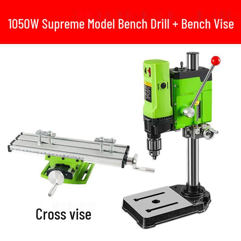 High-Precision Mini Bench Drill: Industrial-Grade, Multifunctional Electric Drill Press for Household Use