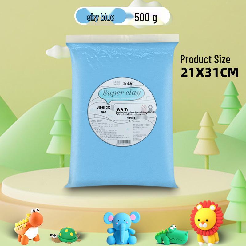 Superleichter 500g Kinder-DIY-Ton - 24 Farben, Großpackung