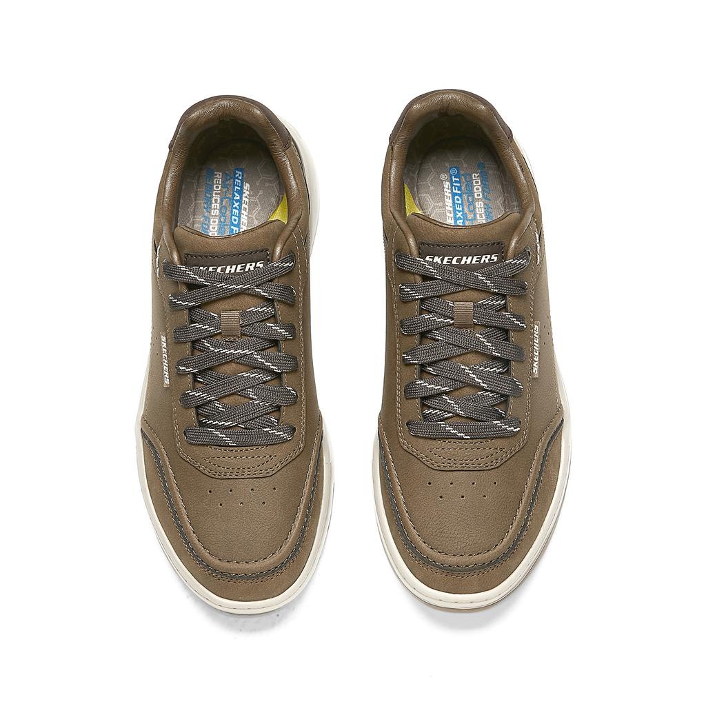 Skechers Mens Usa Street Wear Lightweight Comfortable Simple Classic Fashion Casual Lazy Style Low-Top Sneakers Men Sneakers Khaki 211250-KHK